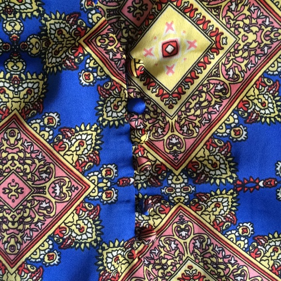 Akira Chicago silk top with criss-cross back - Picture 2 of 7